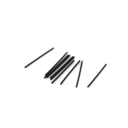 5 Pairs of Black Nylon Stainless Steel Ear Sticks  (Made in Japan)