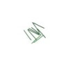 5 Pairs of Emerald Green Nylon Coated Stainless Steel Allergic Free Ear Sticks  (Made in Japan)