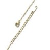 Premium Stainless Steel Gold Plated Cable Chain Necklace Chain With Extension  (Made in Japan)