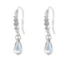 Limited Edition Premium Luxurious Crystal AB Teardrop Earrings Embellished with Austrian Crystals