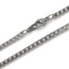 Premium Stainless Steel 316 Designer Box Long Necklace Chain  (Made in Japan)