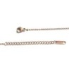 Premium Stainless Steel Rose Gold Plated Cable Chain Necklace Chain With Extension  (Made in Japan)