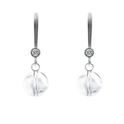 Limited Edition Premium Graceful Transparent Clear Crystal Earring Embellished with Austrian Crystals