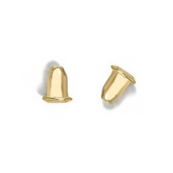 Gold Plated Earring Backs with Rubber Grip