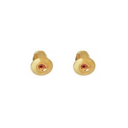 Gold Plated Earring Backs with Rubber Grip