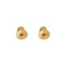 Gold Plated Earring Backs with Rubber Grip