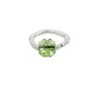 Lucky Crystal Four-Leaf Clover Ring Embellished with Austrian Crystals