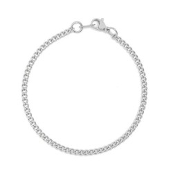 Premium 316 Stainless Steel Polished Curb Unisex Bracelet (Made In Japan)