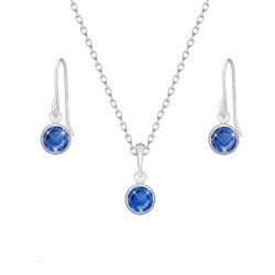 White Gold Plated Sapphire...