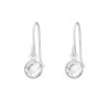 18K White Gold Plated Crystal Earring Embellished with Austrian Crystals