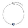 Sapphire Blue Crystal Bracelet Embellished with Austrian Crystal