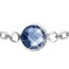 Sapphire Blue Crystal Bracelet Embellished with Austrian Crystal