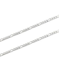 Premium Stainless Steel 316 Designer Figaro Chain Long Necklace  (Made in Japan)