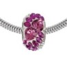 BeCharmed Pave Valentine Bracelet Embellished with Premium Grade Austrian Crystals