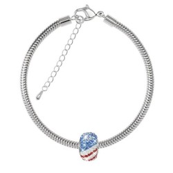 BeCharmed Pave Flag USA...