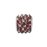 Becharmed Pave Red Magma Choker Bead Spikes Embellished with Premium Grade Austrian Crystals