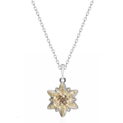 Pave Edelweiss 20mm Pendant...