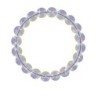 10mm Crystal Men`s Elastic Bracelet Embellished with Austrian Crystals