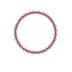 6mm Antique Pink Crystal...