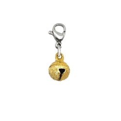 Premium Japan Lucky Ding Dong Golden Bell Stainless Steel Charm