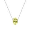 BeCharmed Briolette Jonquil Bead Necklace Embellished with Premium Grade Austrian Crystal