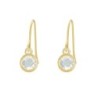 Gold Plated Crystal Clear Earrings Embellished with Austrian Crystals