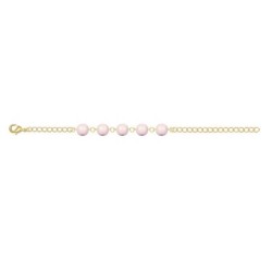 Crystal Rosaline Pink Pearl...