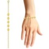 Crystal Sunshine Globe Gold Plated Bracelet Embellished with Austrian Crystals