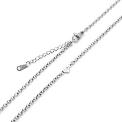 Dainty Eternal Love Premium 316 Stainless Steel Choker With Extension ( Made In Japan )