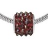 BeCharmed Pave Bead Spikes Bracelet Embellished with Austrian Crystals