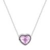 BeCharmed Rosaline Heart Bead Steel Choker Embellished with Premium Grade Austrian Crystal