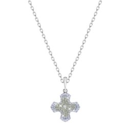 Moon Light Pave Greek Cross...