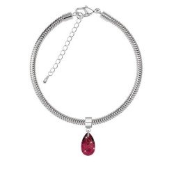 Ruby Pear Shaped Charm...