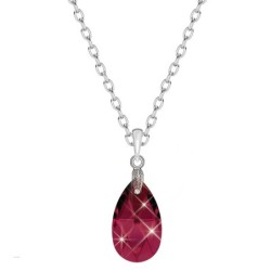 Ruby Crystal Pear Shaped...