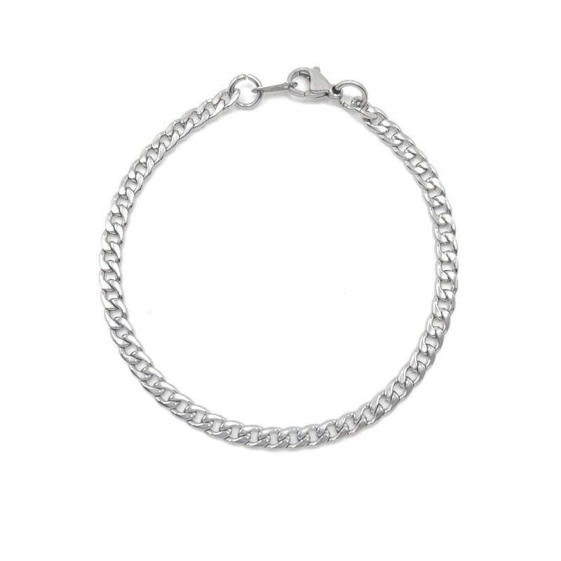 Premium 316 Stainless Steel Hypoallergenic Cuban Link Unisex 22cm Bracelet (Made In Japan)