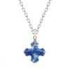 Greek Cross Pendant Necklace_Special Embellished with Austrian Crystals