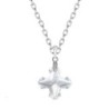 Greek Cross Pendant Necklace Embellished with Austrian Crystals