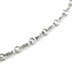 Classic XIRIUS Chaton Anklet Embellished with Austrian Crystals