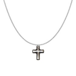 Classic Cross Pendant Necklace Embellished with Austrian Crystals