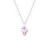 Rosaline Wild Heart Pendant Necklace Embellished with Premium Grade Austrian Crystal