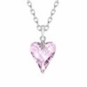 Rosaline Wild Heart Pendant Necklace Embellished with Premium Grade Austrian Crystal