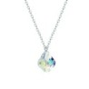 Crystal Aurora Borealis Baroque Bead Pendant Necklace Embellished with Premium Grade Austrian Crystal