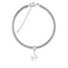 Crystal Clear XILION Heart 14MM Charm Bracelet Embellished with Austrian Crystal