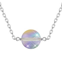 8mm Paradise Shine Crystal Globe Steel Choker Embellished with Premium Grade Austrian Crystal