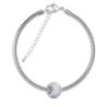 Crystal BeCharmed Lavender Pearl Bracelet Embellished with Premium Grade Austrian Crystal Pearl