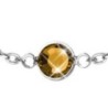 Topaz Crystal Premium Steel Bracelet Embellished with Austrian Crystal