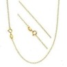 18K Gold Plated on 925 silver Cable Chain Necklace