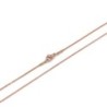 Premium Stainless Steel Rose Gold Plated Slim Box Designer 40cm Necklace Chain (Made in Japan)