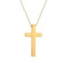 Gold Plated Premium Steel Medium Size Purely Cross Necklace Chain (Made In Japan)