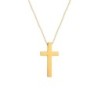 Gold Plated Premium Steel Medium Size Purely Cross Necklace Chain (Made In Japan)